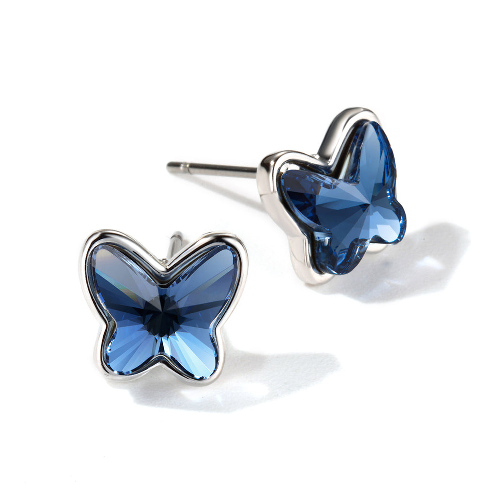Effy Blue Sapphire Butterfly Drop Earrings – Na Hoku