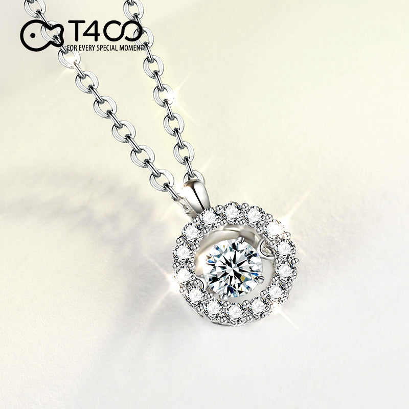 T400 Dream 925 Sterling Silver Dancing Stone with Cubic Zirconia Pen